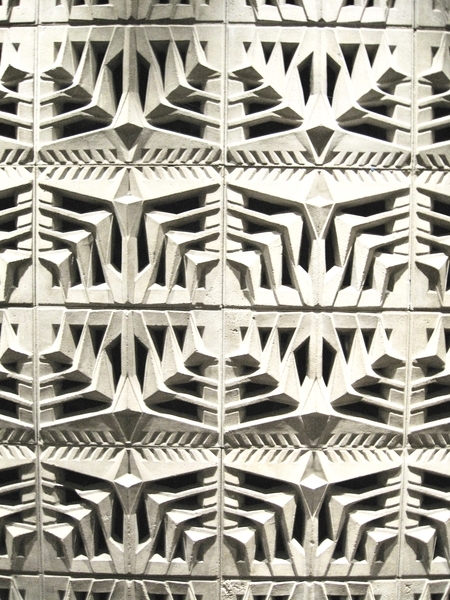Wall detail Frank Lloyd Wright at The Biltmore Hotel Phoenix AZ