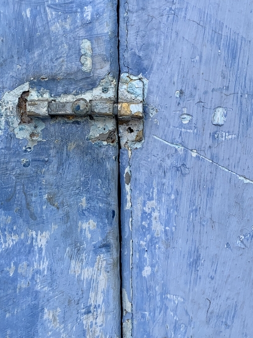 Periwinkle Blue Wall, Oaxaca